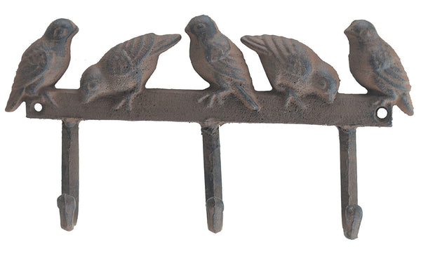 Bird Key Rack, Cast Iron