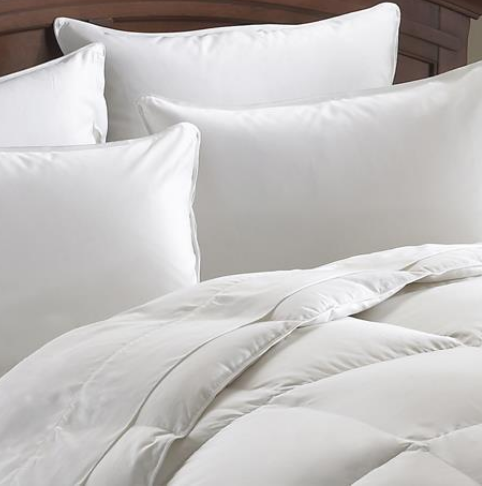 Mt. Sutton Feather/Down Pillow by Cuddle Down • Heirloom Linens
