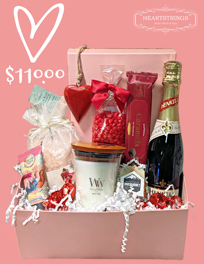 $110.00 Valentine's Day Bubbly Gift Basket