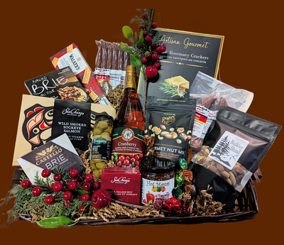 Snackers Gift Basket, Extra Large w/ Cider $198.00