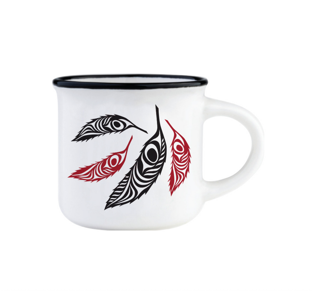 Espresso Mug, Feather