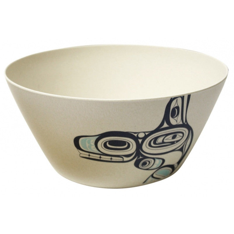 Bamboo Bowl 10", Whale-Ernest Swanson
