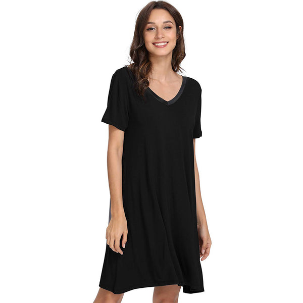 Daniadown- Bamboo Sleepshirt, Black