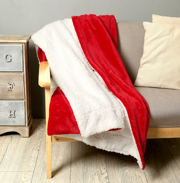 Paarizaat- Faux- Fur Sherpa Throw