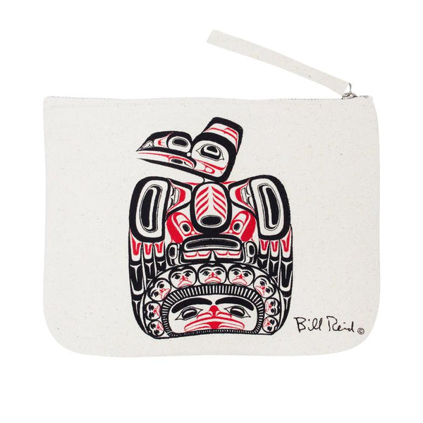 Eco-Zip Pouch, Children Of The Raven-Bill Reid