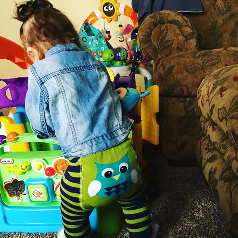 Izzy & Owie- Leggings, Pink & Red Cowgirl