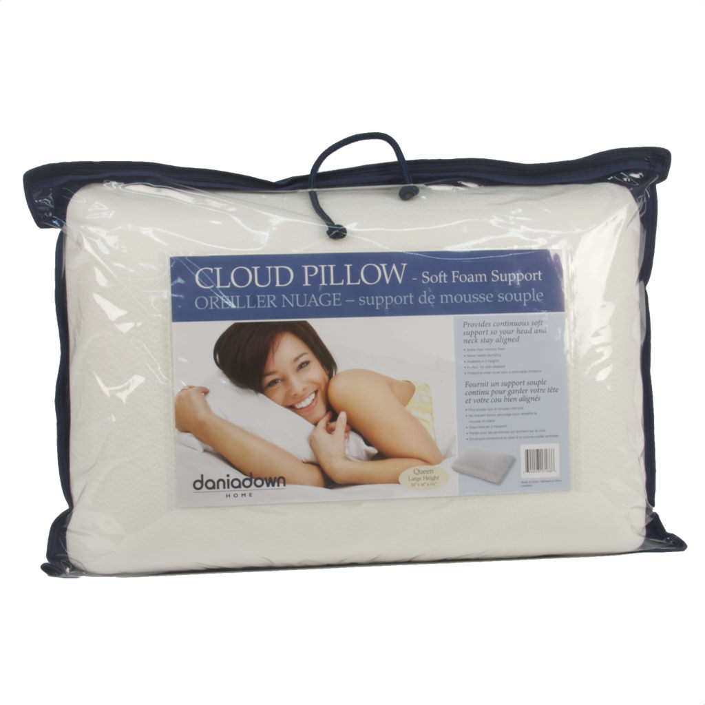 Daniadown- Cloud Pillow, Queen Medium Height