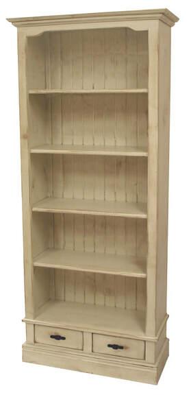 Authentic Wood Genevieve Bookcase- #373
