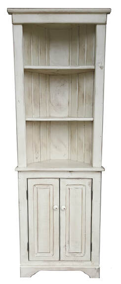Authentic Wood Corner Cabinet- #406