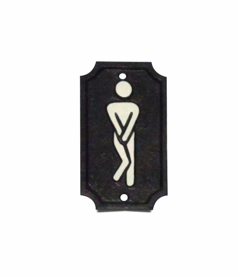 Toilet Signs, Cast Iron
