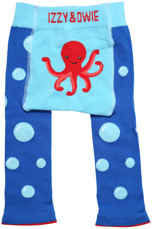 Izzy & Owie- Leggings, Blue Octopus