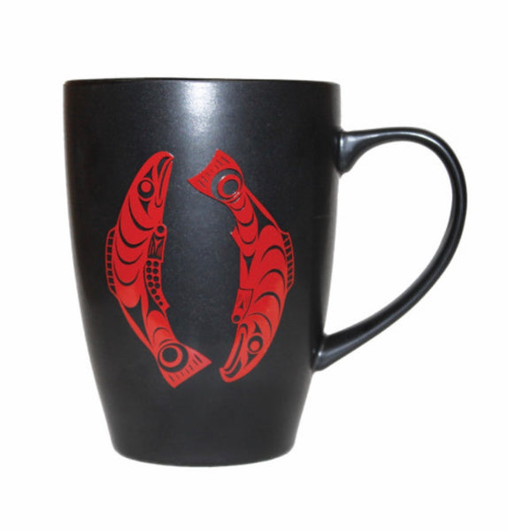 Ceramic Mug, Salmon-Francis Horne Sr.