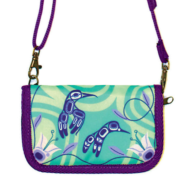 Wallet/Crossbody Travel, Hummingbirds-Gordon White