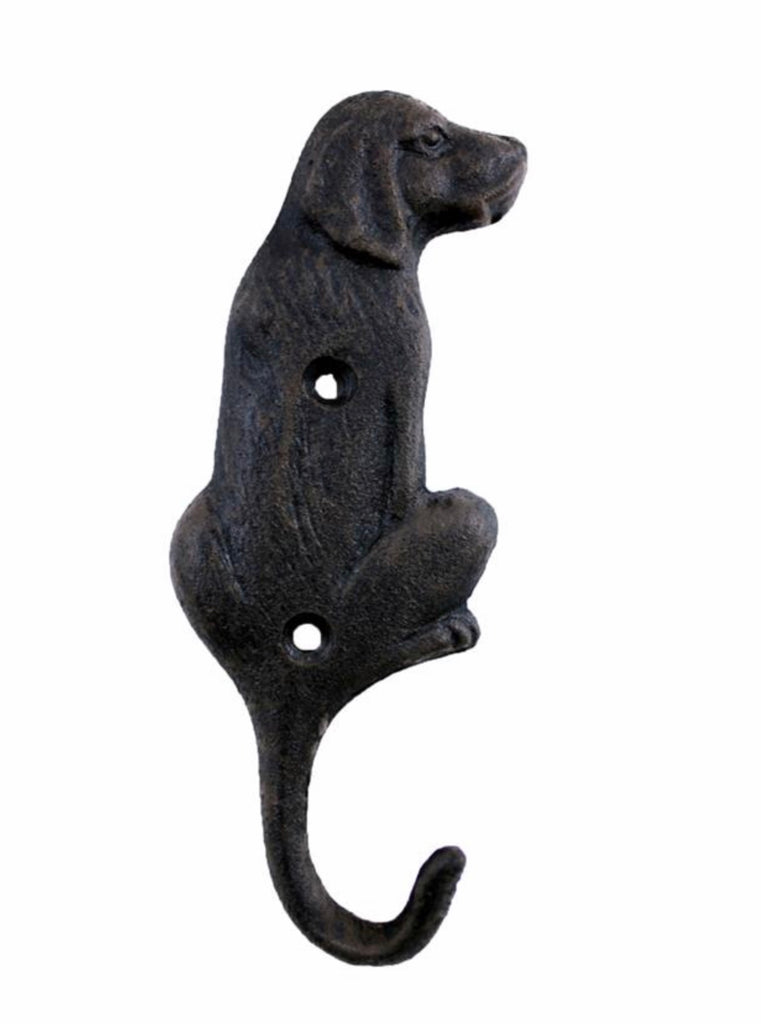 Dog Hook, Black-Cast Iron – Heartstrings Home Decor & Gifts