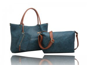 Louis Vuitton Volta Top Handle Bag Blue Leather ref.958358 - Joli Closet