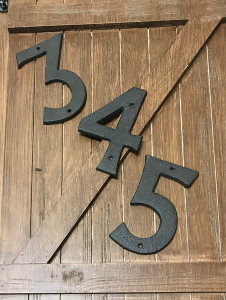 House Numbers, Cast Iron