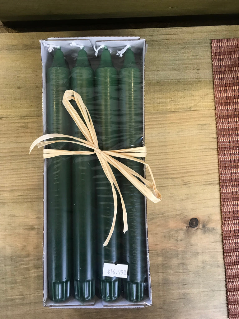 Tapers 8 Packs- 100% Stearin Natural Wax, Denmark Collection