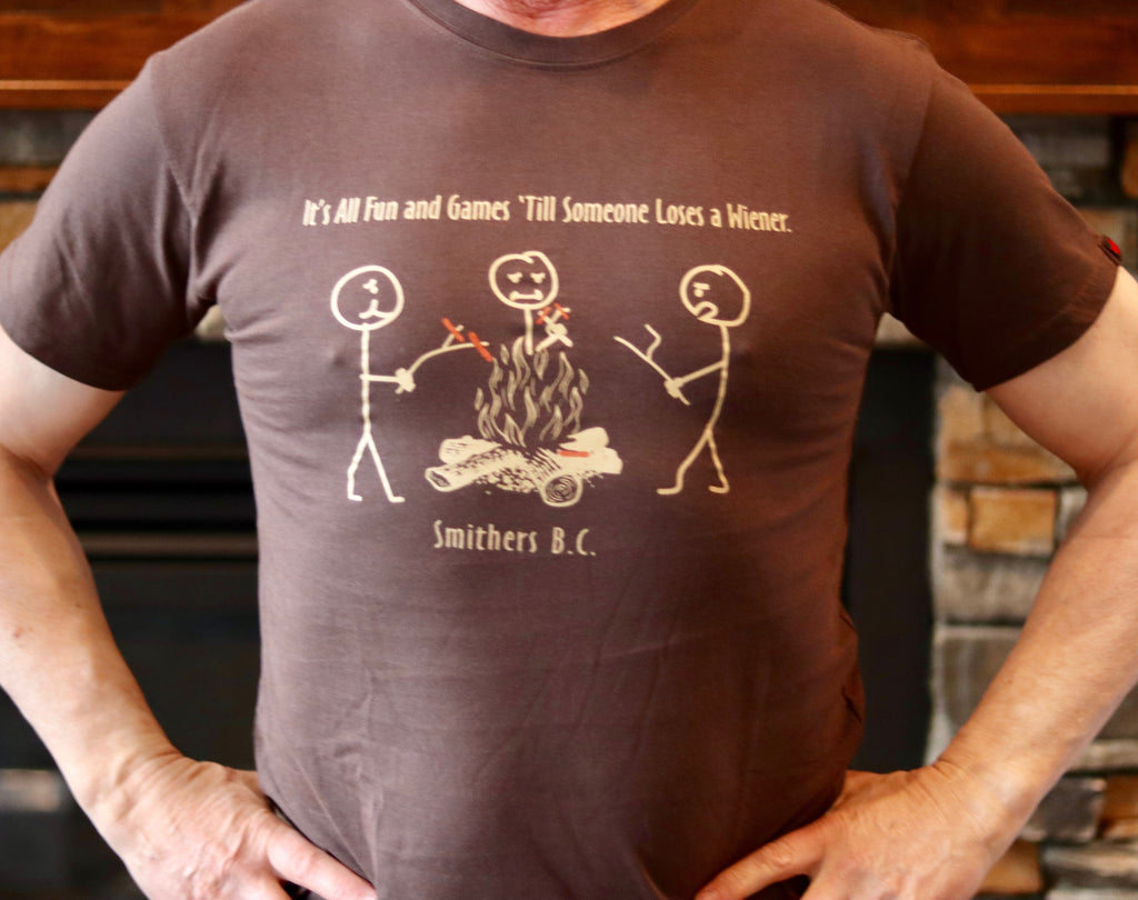 T-Shirt, Men's-It's All Fun & Games 'Till Someone Loses a Wiener