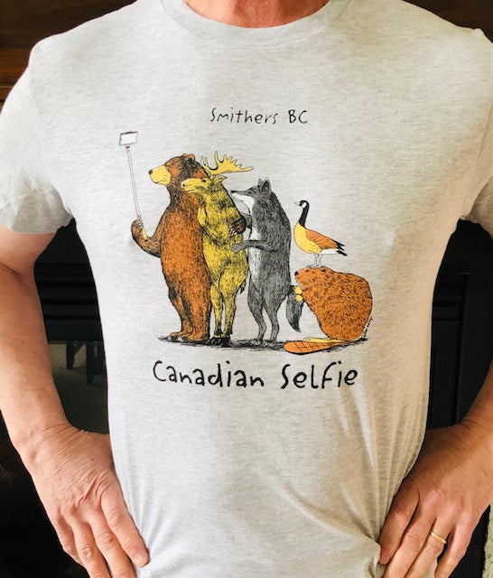 T-Shirt, Men's-Canadian Selfie