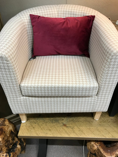Side Chair, London (Beige/Off-White)