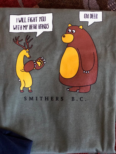 T-Shirt, Kid's-I Will Fight You With My Bear Hands