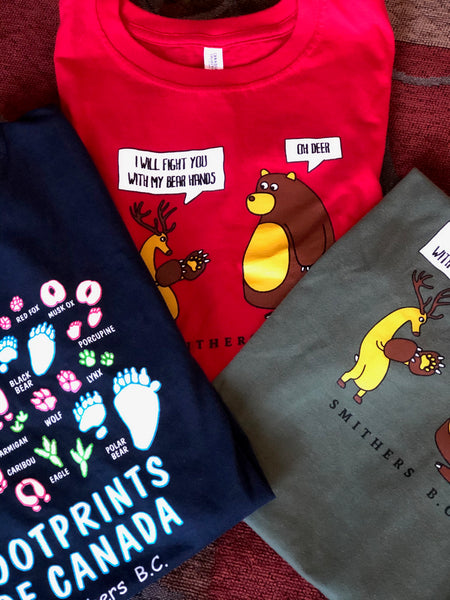 T-Shirt, Kid's-I Will Fight You With My Bear Hands