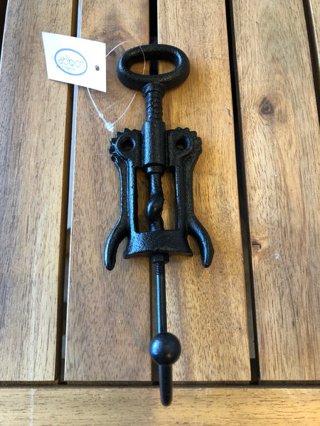 Cork Screw Hook, Cast Iron