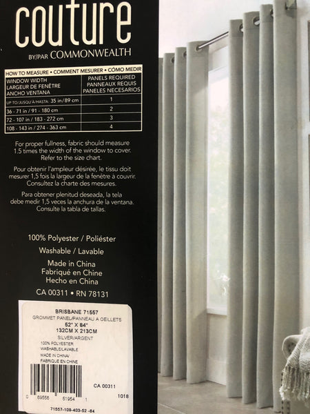 Curtain Panel, Couture-Brisbane