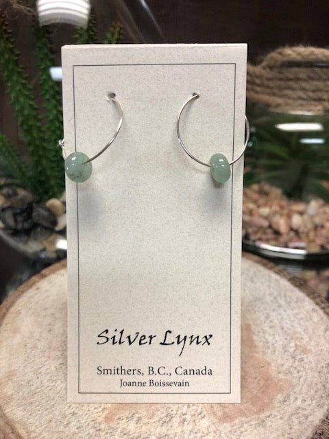 Earrings, Silver Lynx D073