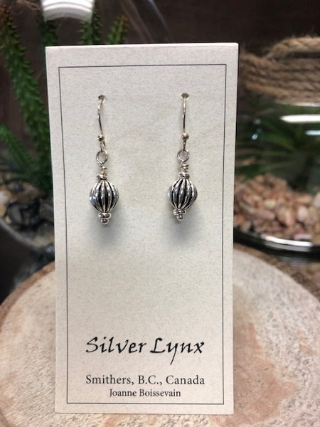 Earrings, Silver Lynx D060