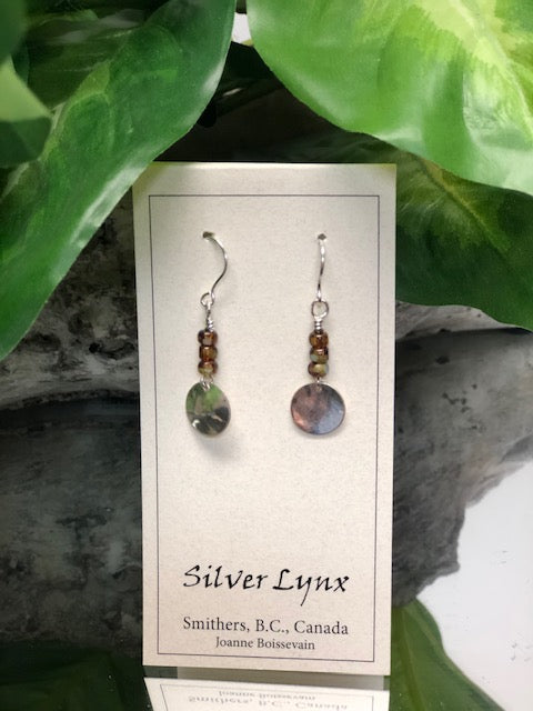 Earrings, Silver Lynx D150
