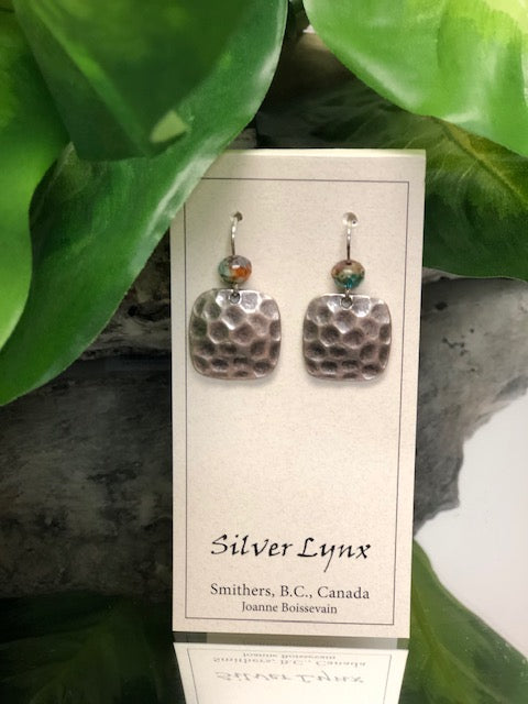 Earrings, Silver Lynx D140