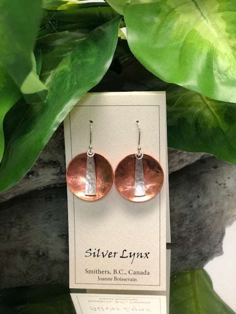 Earrings, Silver Lynx D155