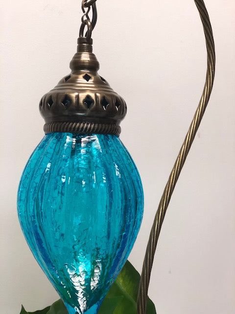 Quebanuer Imports- Turkish Table Lamps, Sleek (21")