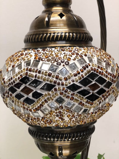 Quebanuer Imports- Turkish Table Lamps, Sleek Mosaics