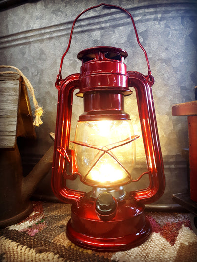 LED Lantern w/ Dimmer, Red