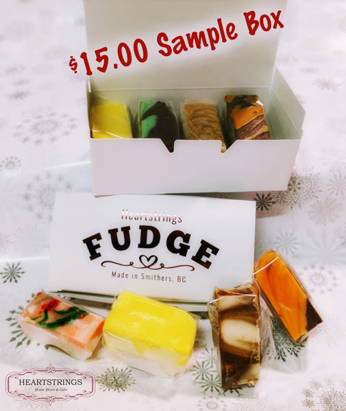 FUDGE Sample Box- Freshly Made Right Here In-House