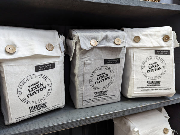 Alamode- Linen Cotton Freeport Fitted Sheets