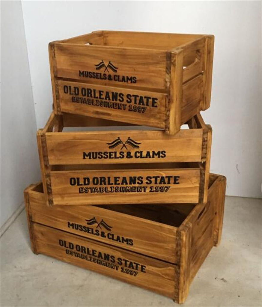 Crates, Old Orleans (Wooden)