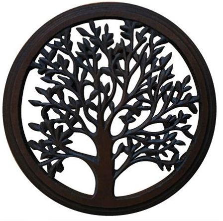 Wooden Blooming Tree 18" Wall Art