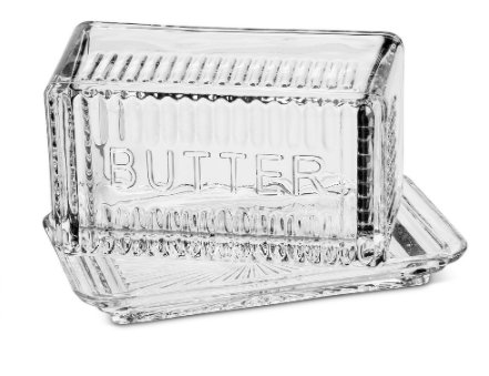 Butter Dish, 7.5" Covered Rectangular