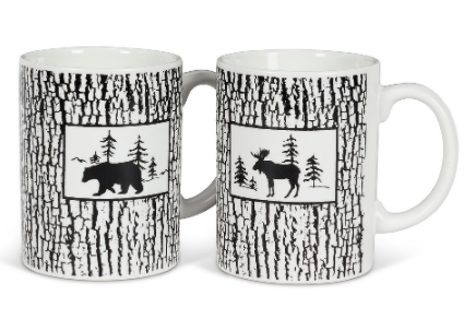 Mug, Oakwood Moose-Stoneware