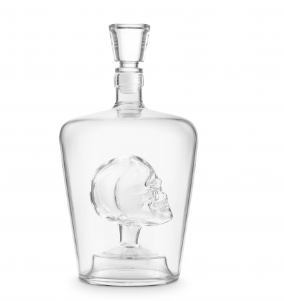 Brain Freeze Skull Decanter, Final Touch