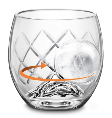 On the Rocks Glass & Ice Ball Set (10 Pc), Final Touch