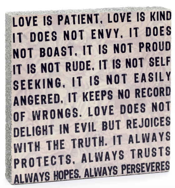 Cedar Mtn- Love is Patient Block
