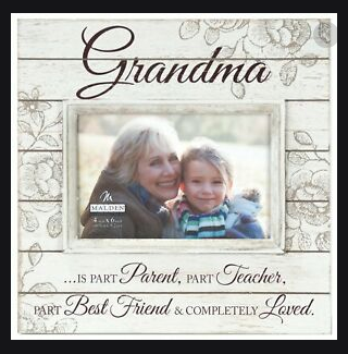 "Grandma" Frame 4 x 6", White Sun-washed