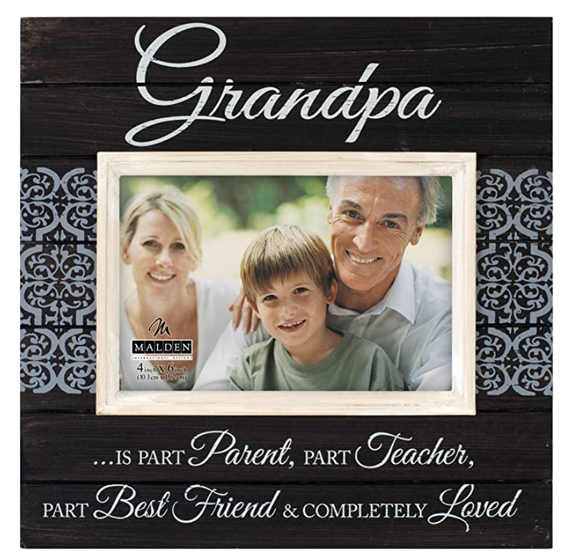 "Grandpa" Frame 4 x 6", Black