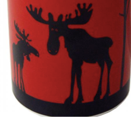 Porcelain Mug, Moose