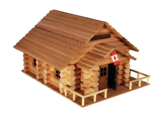 Log Cabin Kit, Pioneer Schoolhouse