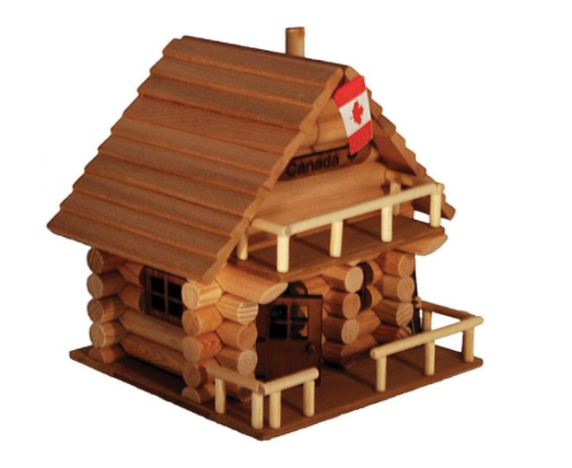 Log Cabin Kit, Alpine Ski Chalet